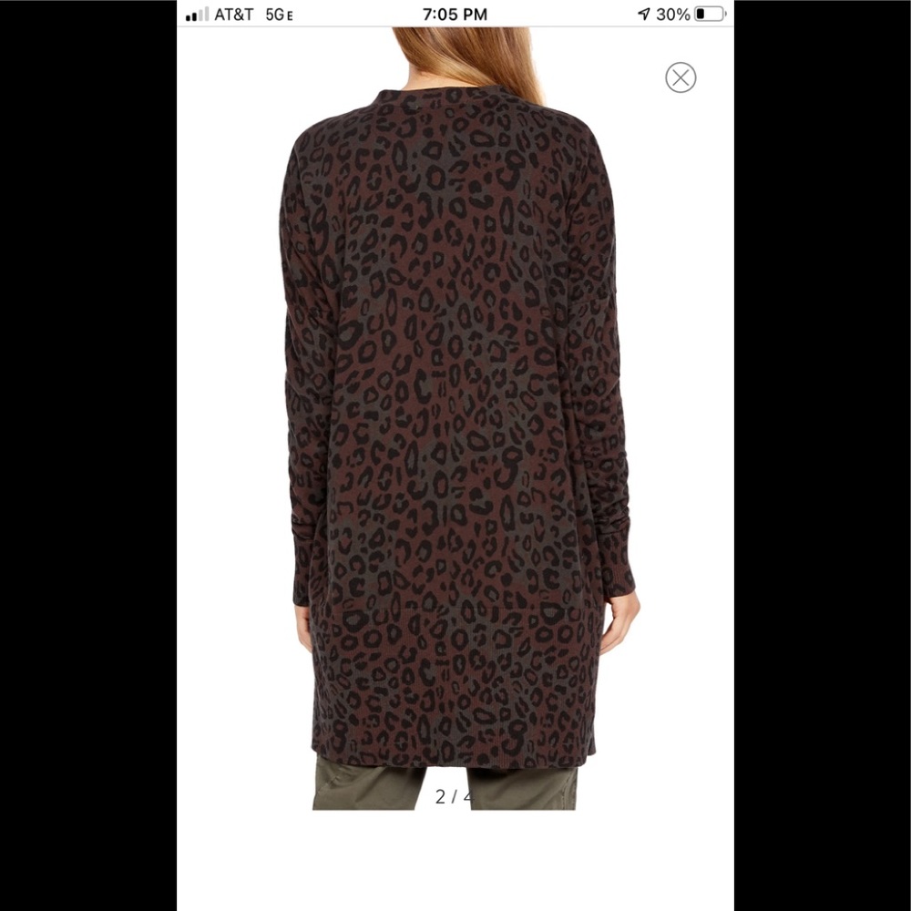 Sanctuary Animal Print Cardi - Picture 4 of 7
